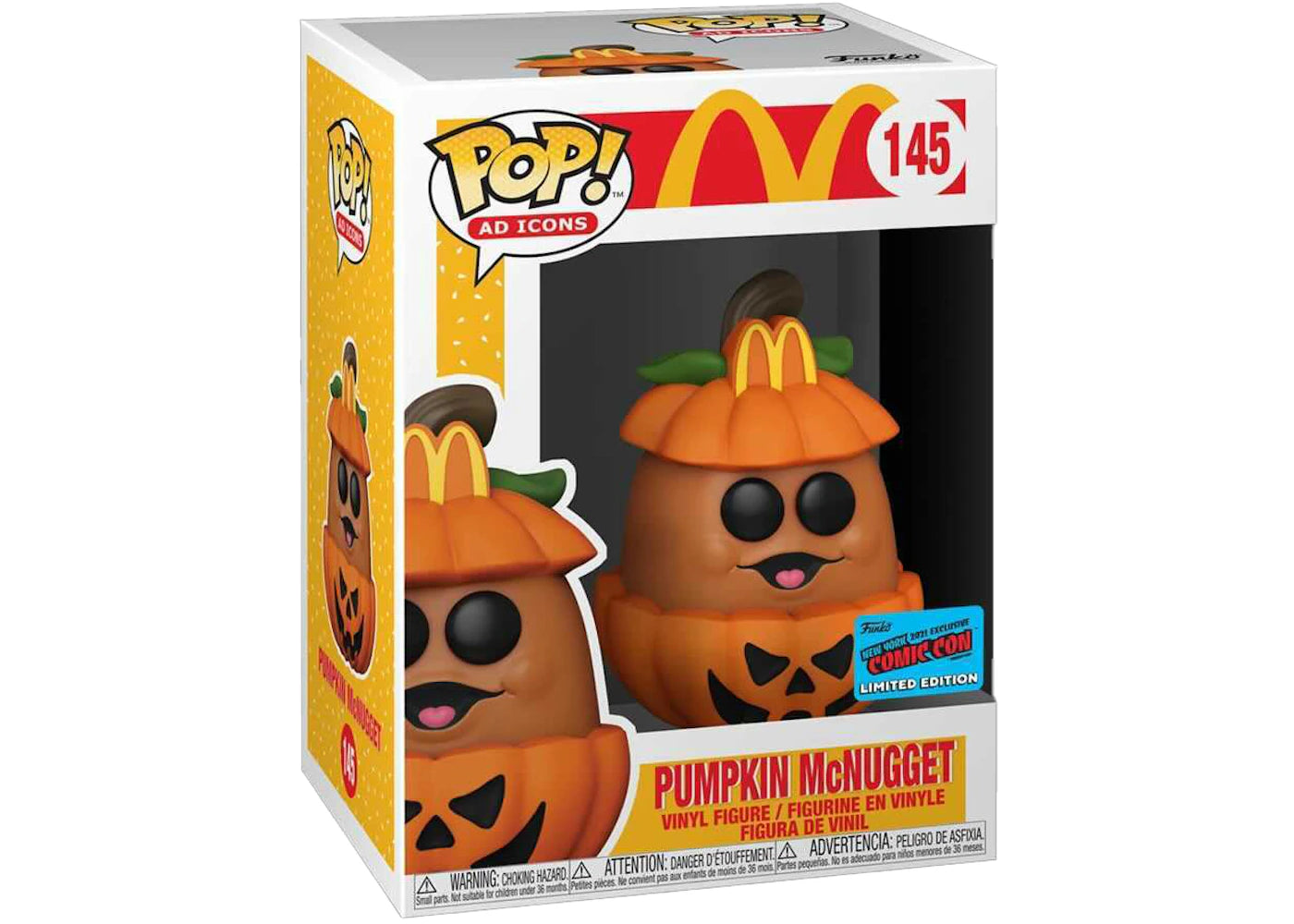 Funko Pop! Ad Icons McDonalds Pumpkin McNugget 2021 NYCC Exclusive Figure #145