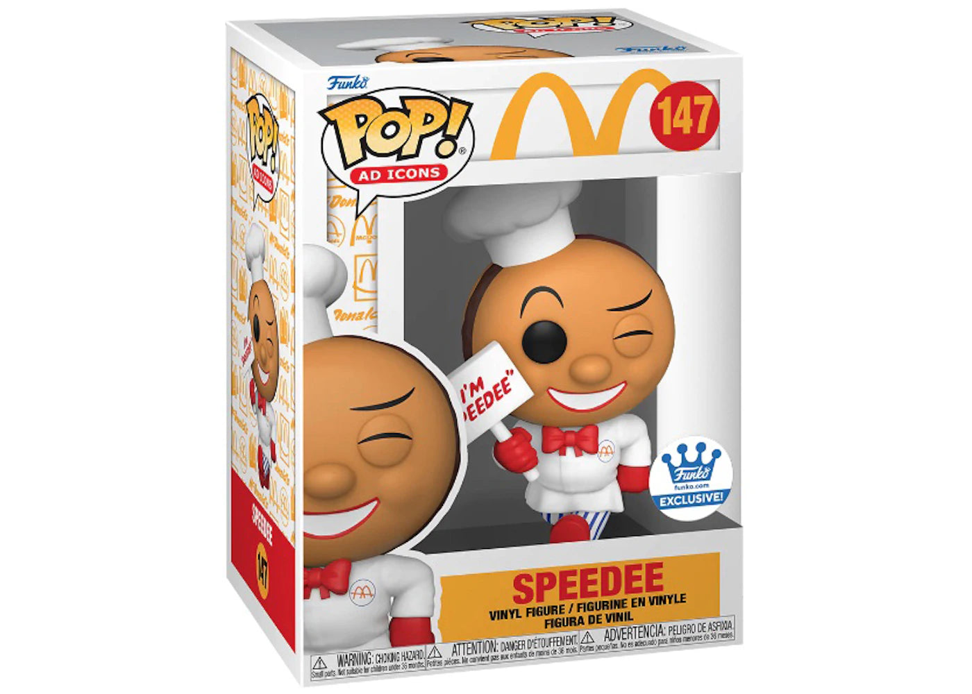 Funko Pop! Ad Icons McDonalds Speedee Funko Shop Exclusive Figure #147