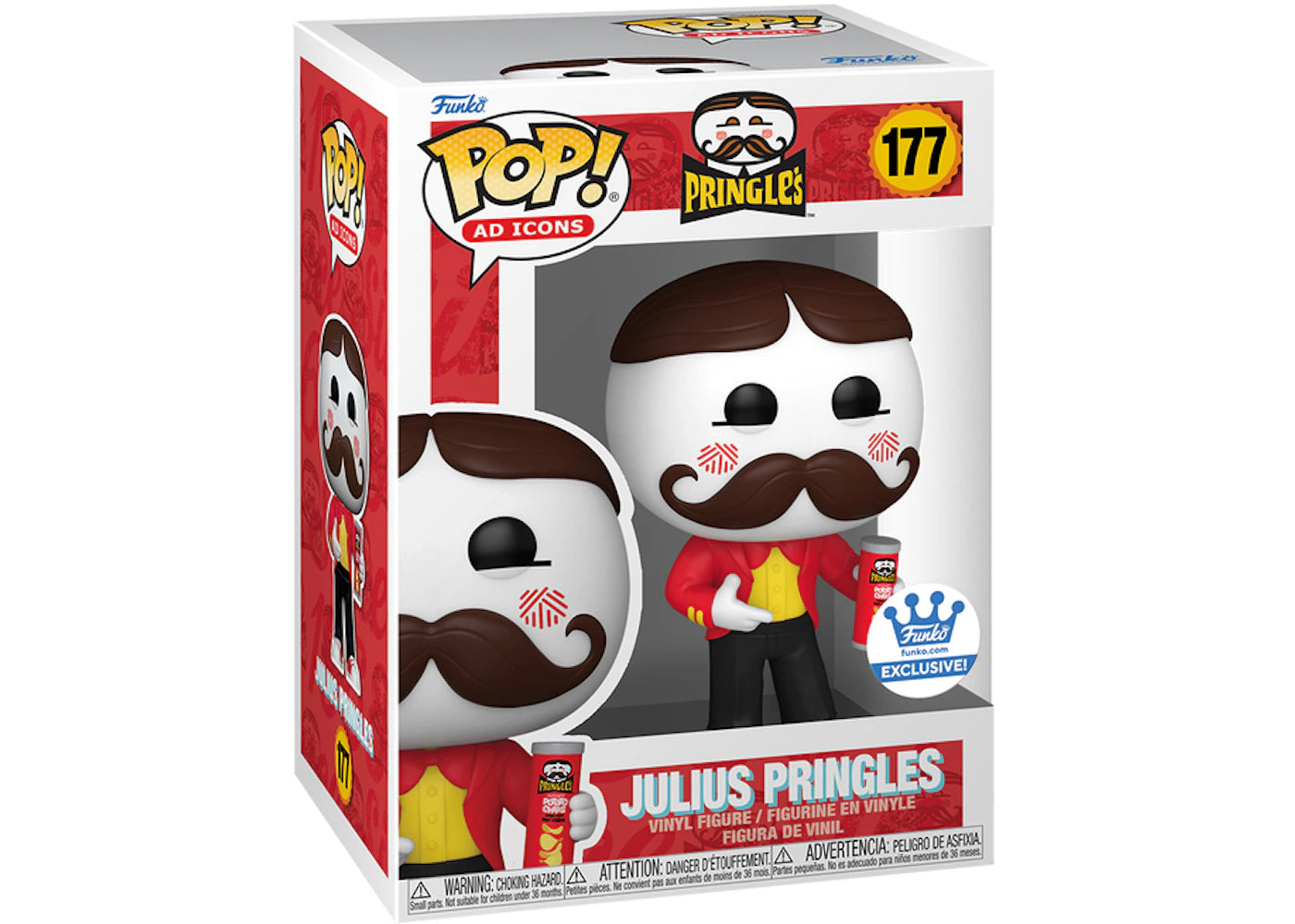 Funko Pop! Ad Icons Pringle's Julius Pringles Funko Shop Exclusive Figure #177