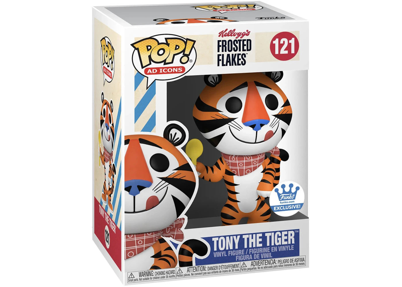 Funko Pop! Ad Icons Tony The Tiger Kelloggs Frosted Flakes Funko Shop Exclusive Figure #121