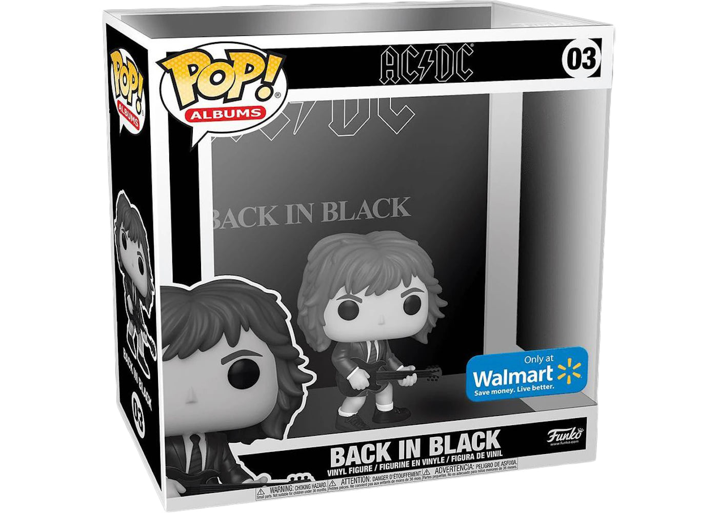 Funko Pop! Albums ACDC Back in Black Walmart Exclusive Figure #03