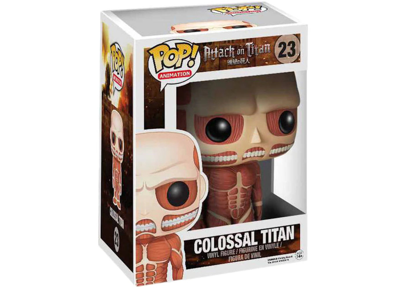 Funko Pop! Animation Attack on Titan Colossal Titan 6 Inch Figure #23