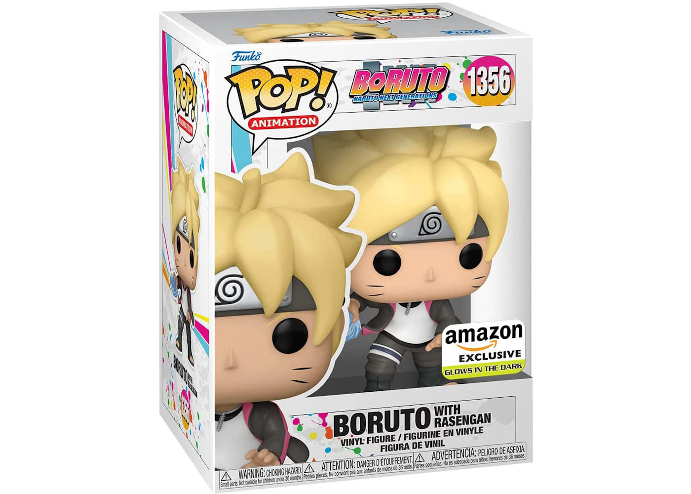 Funko Pop! Animation Boruto with Rasengan GITD Amazon Exclusive Figure #1356