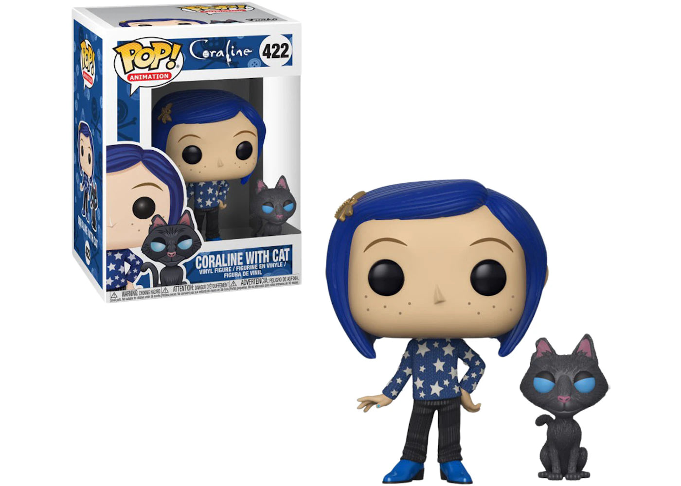 Funko Pop! Animation Coraline Coraline with Cat Buddy Figure #422