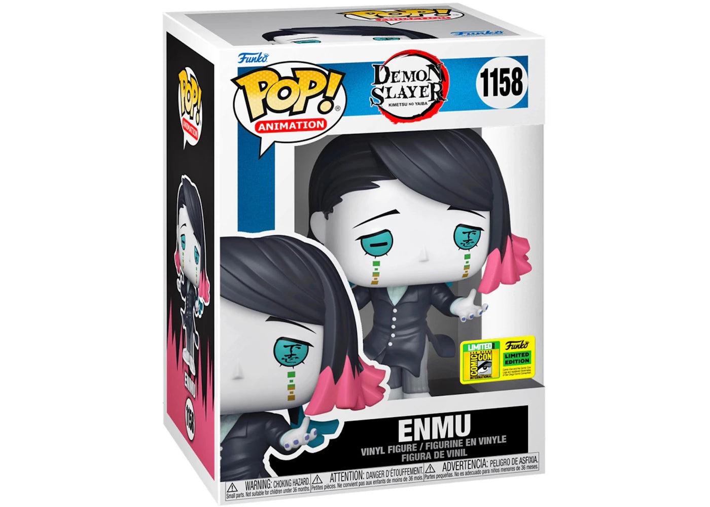 Funko Pop! Animation Demon Slayer Enmu 2022 SDCC Exclusive Figure #1158