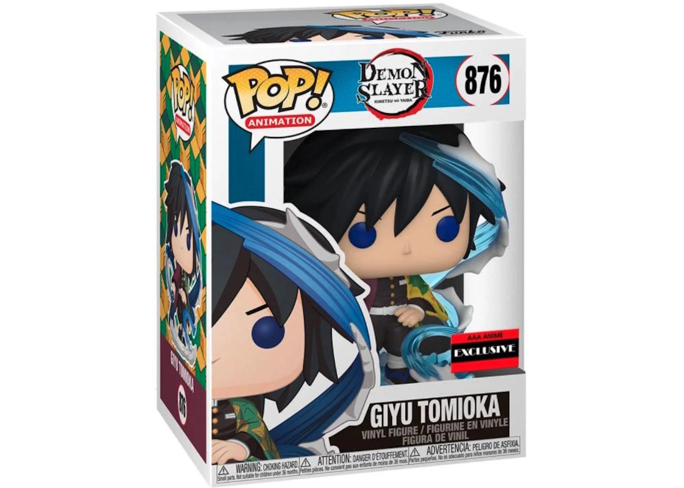 Funko Pop! Animation Demon Slayer Giyu Tomioka AAA Anime Exclusive Figure #876