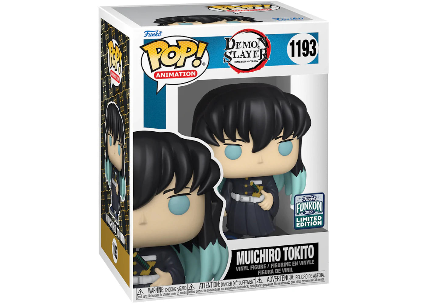 Funko Pop! Animation Demon Slayer Muichiro Tokito 2022 Funkon Exclusive Figure #1193