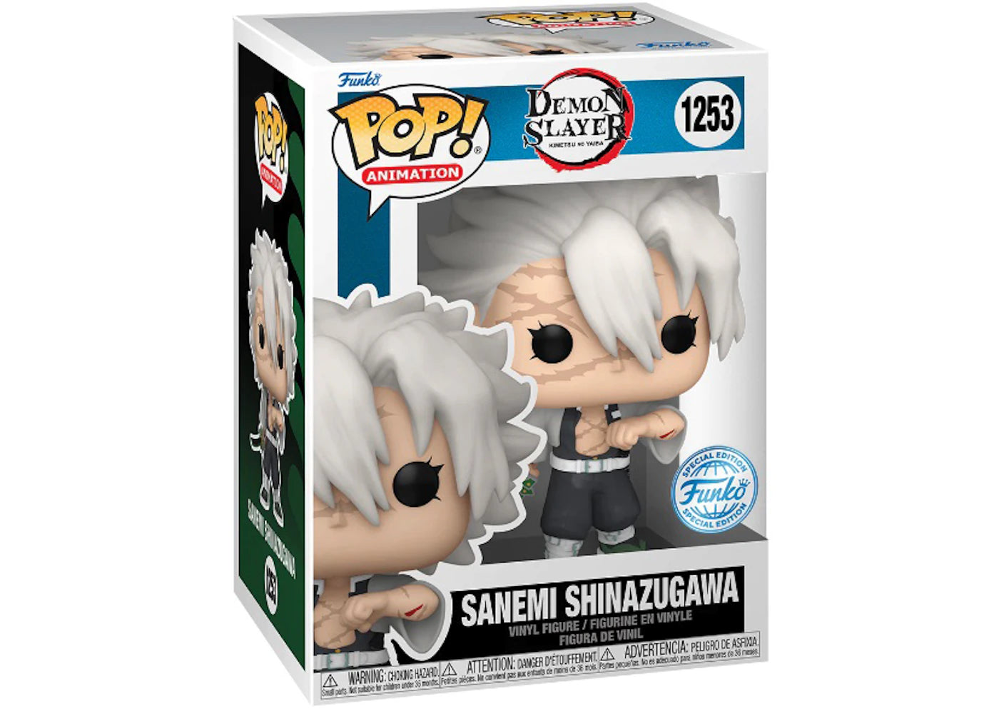 Funko Pop! Animation Demon Slayer Sanemi Shinazugawa Funko Shop Exclusive Figure #1253
