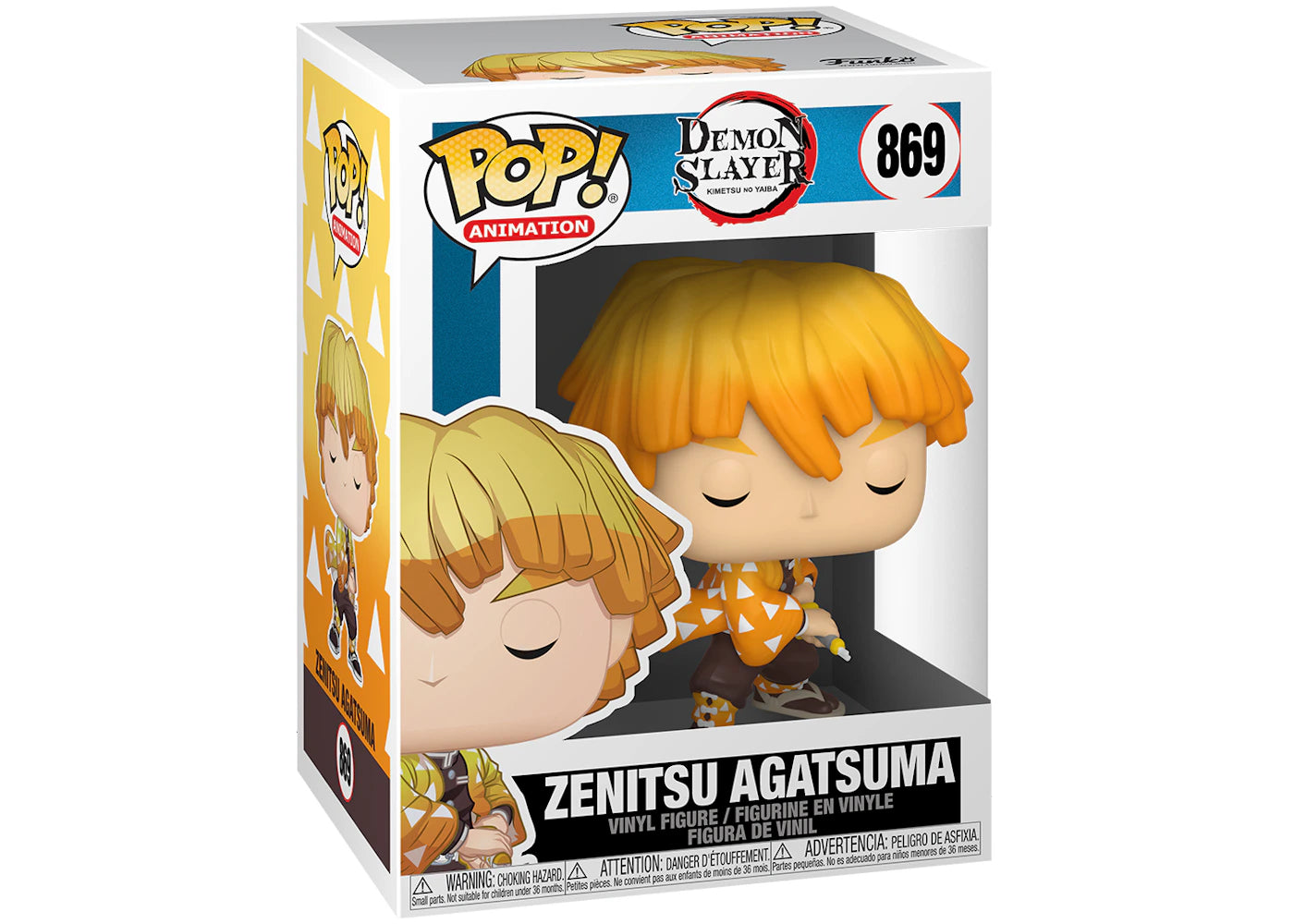 Funko Pop! Animation Demon Slayer Zenitsu Agatsuma Figure #869