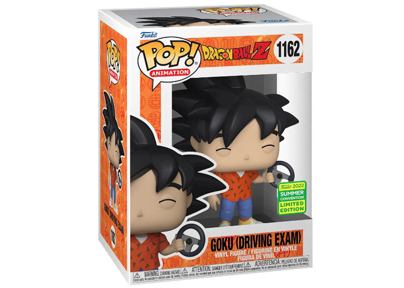 Funko Pop! Animation Dragon Ball Z Goku (Driving Exam) 2022 Summer Convention Exclusive Figure #1162