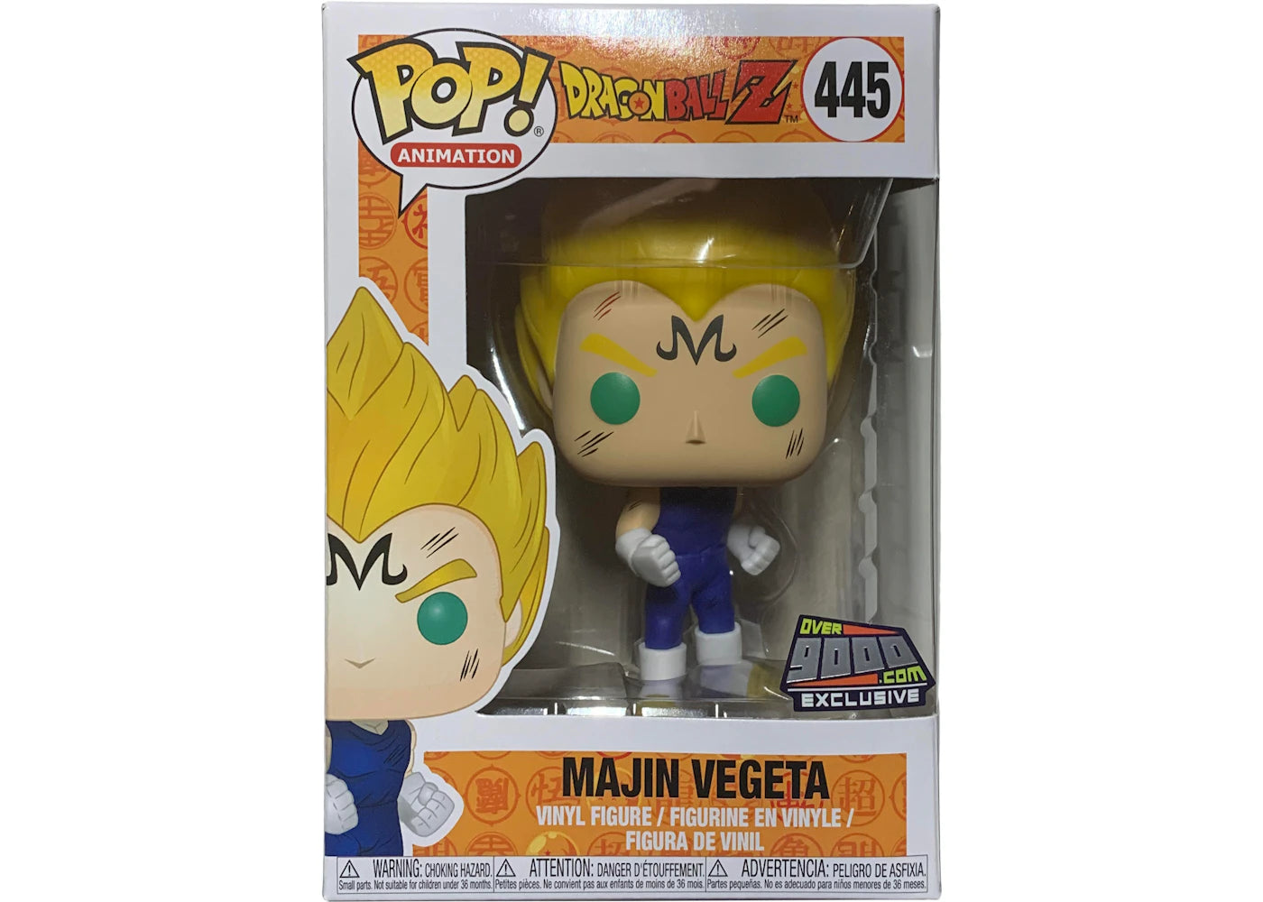 Funko Pop! Animation DragonBall Z Majin Vegeta over9000.com Exclusive Figure #445