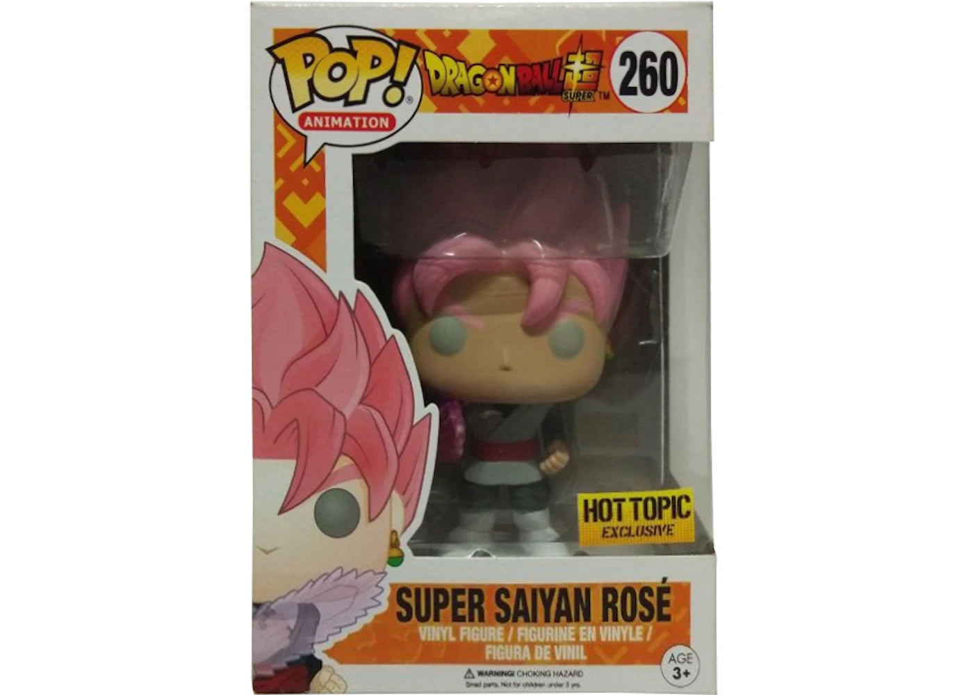 Funko Pop! Animation Dragonball Z Super Super Saiyan Rose Hot Topic Exclusive Figure #260