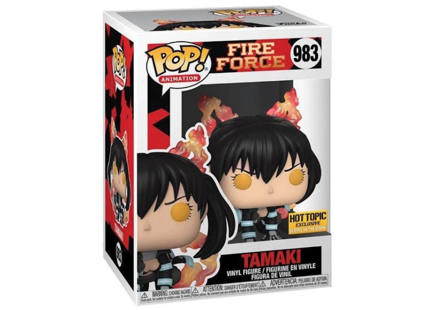 Funko Pop! Animation Fire Force Tamaki GITD Hot Topic Exclusive Figure #983