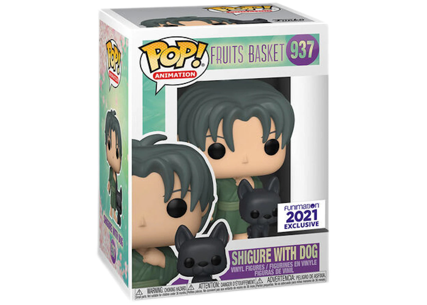 Funko Pop! Animation Fruits Basket Shigure With Dog Funimation 2021 Exclusive Figure #937