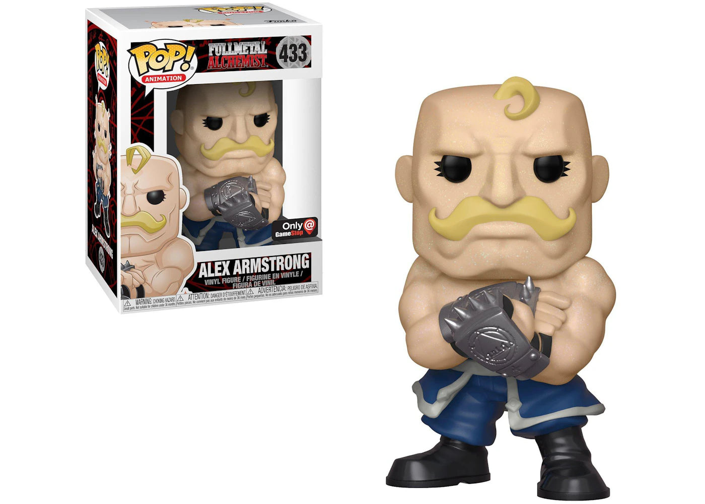 Funko Pop! Animation Full Metal Alchemist Alex Armstrong GameStop Exclusive Figure #433