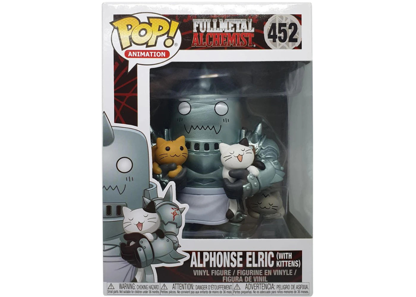 Funko Pop! Animation Fullmetal Alchemist Alphonse Elric (with Kittens) Figure #452