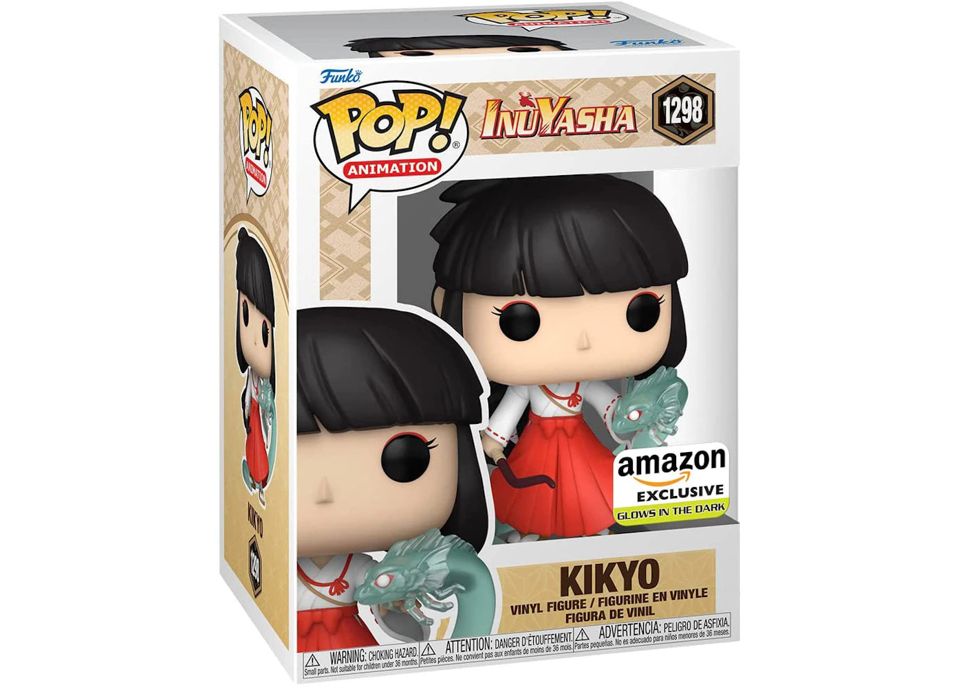 Funko Pop! Animation InuYasha Kikyo GITD Amazon Exclusive Figure #1298