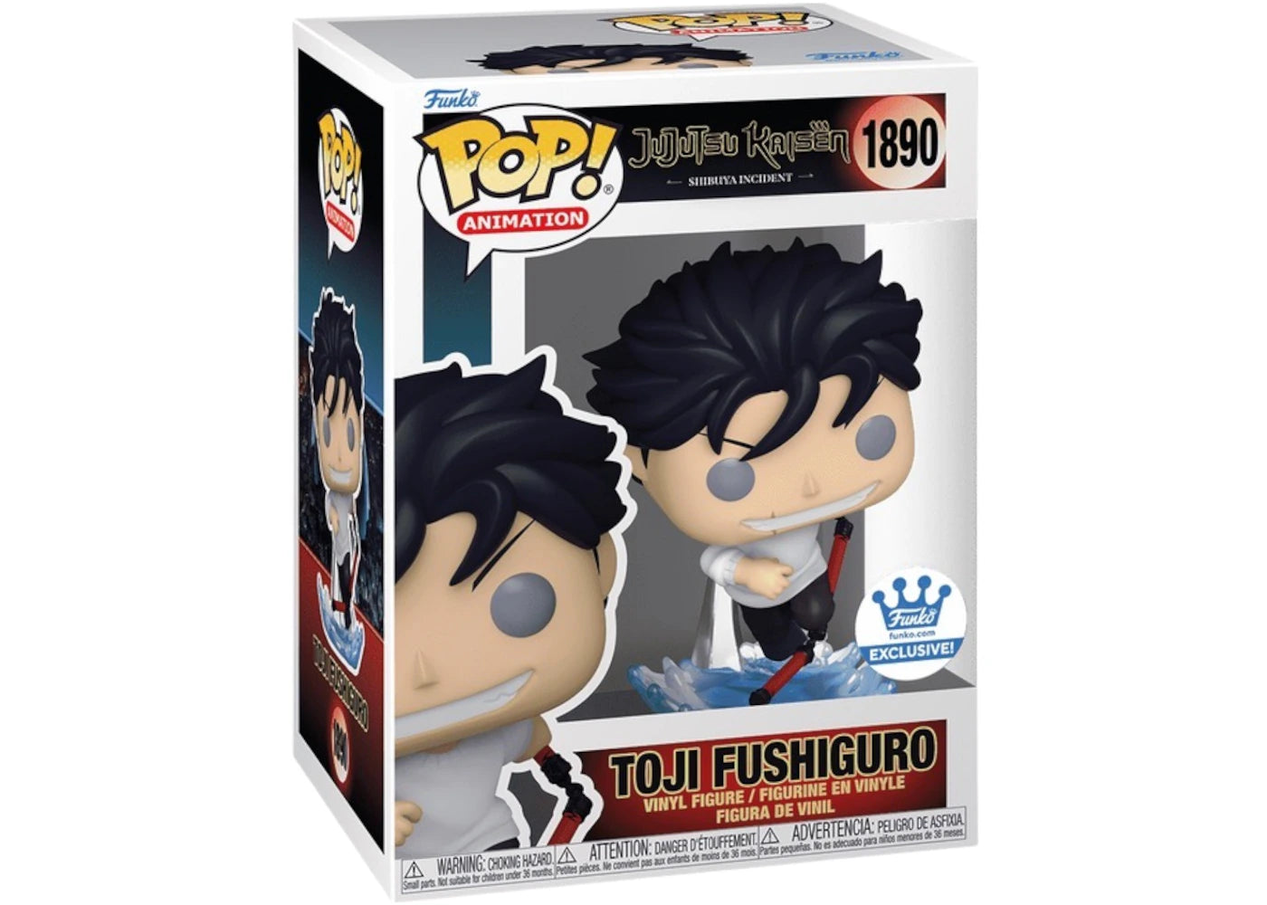 Funko Pop! Animation Jujutsu Kaisen Toji Fushiguro (Possessed) Funko Exclusive #1890