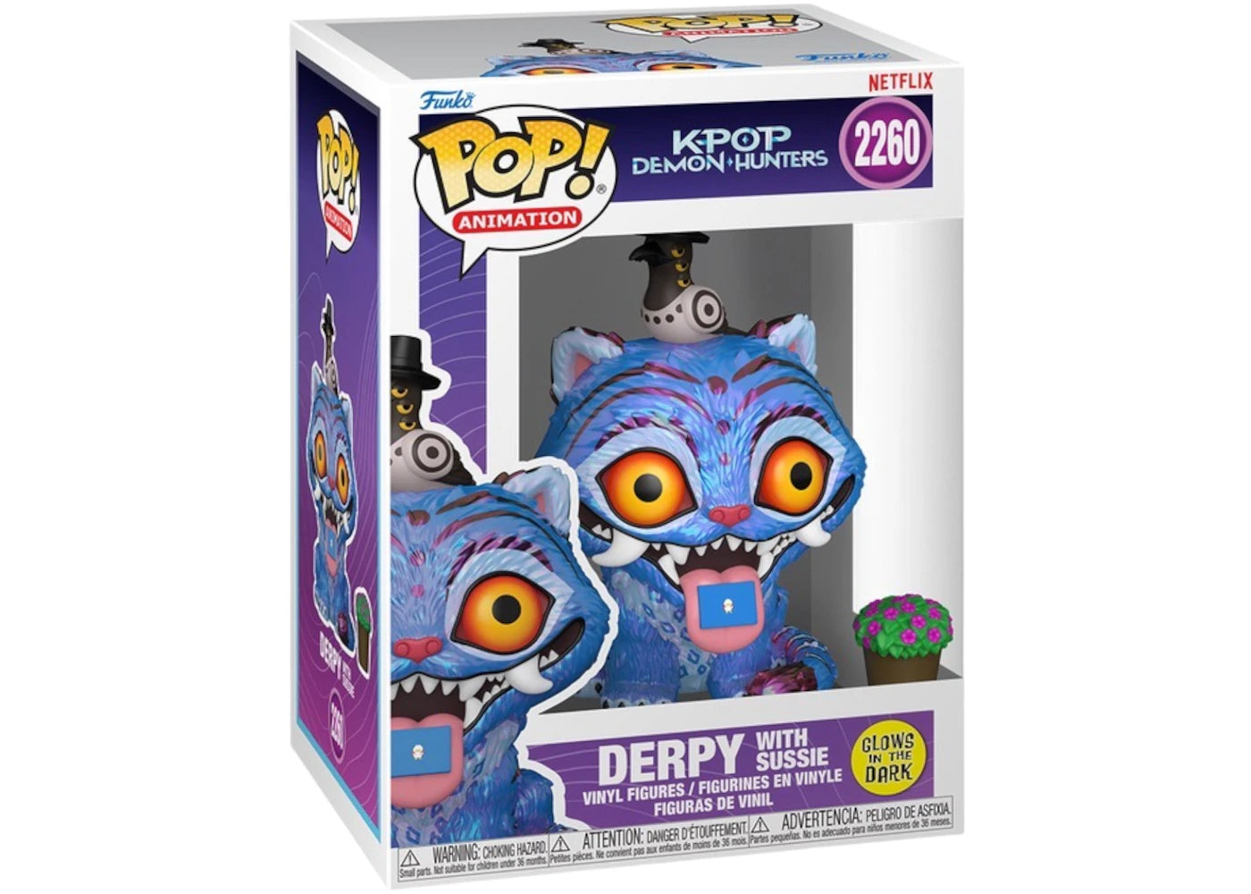 Funko Pop! Animation K-Pop Demon Hunters Derpy with Sussie (Glow) Figure #2260