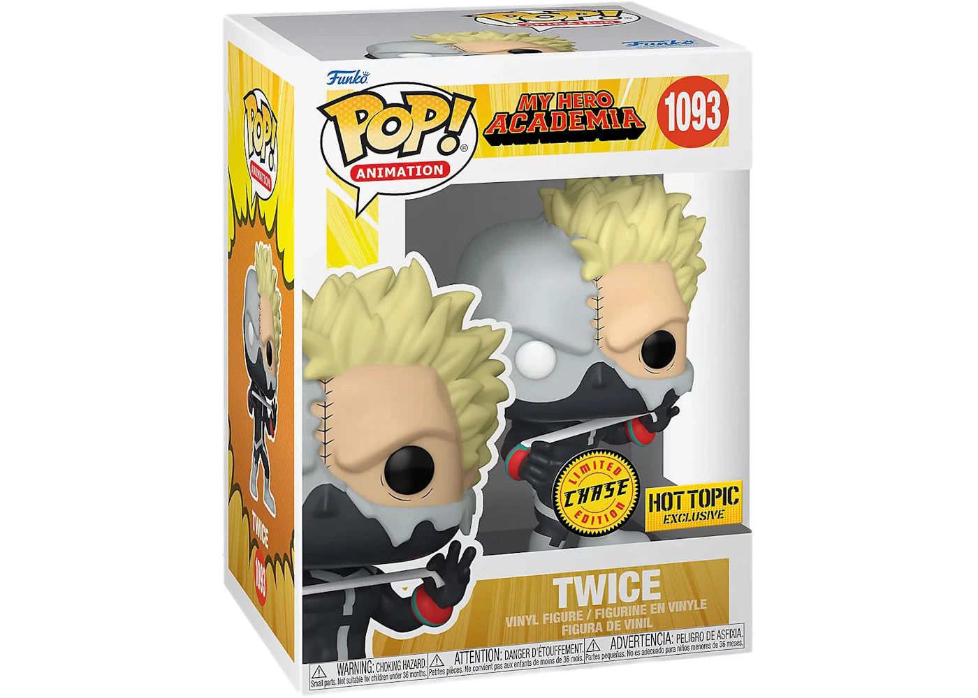 Funko Pop! Animation My Hero Academia Twice Hot Topic Chase Exclusive Figure #1093