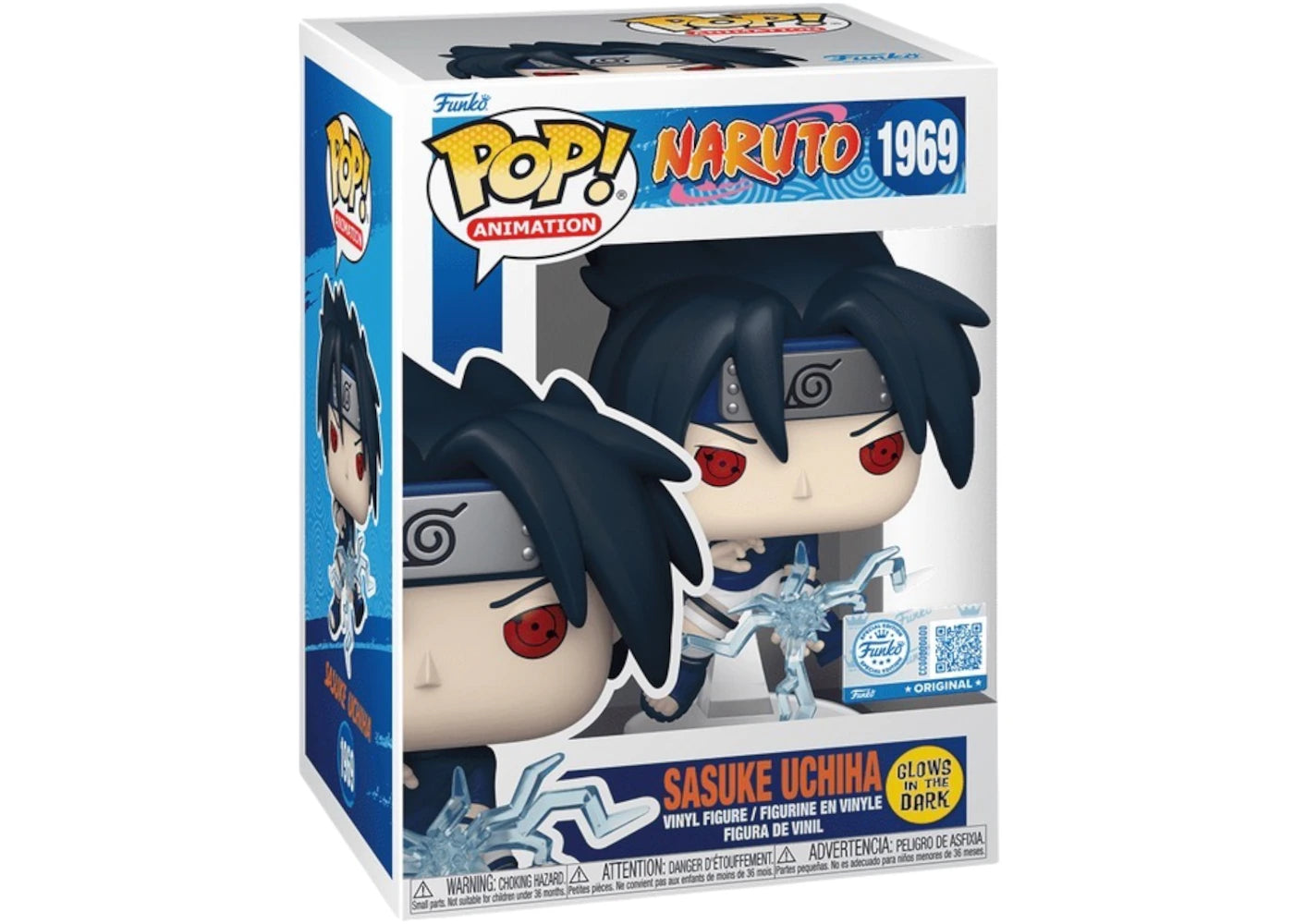 Funko Pop! Animation Naruto Sasuke Uchiha (Glow) Funko Exclusive #1969