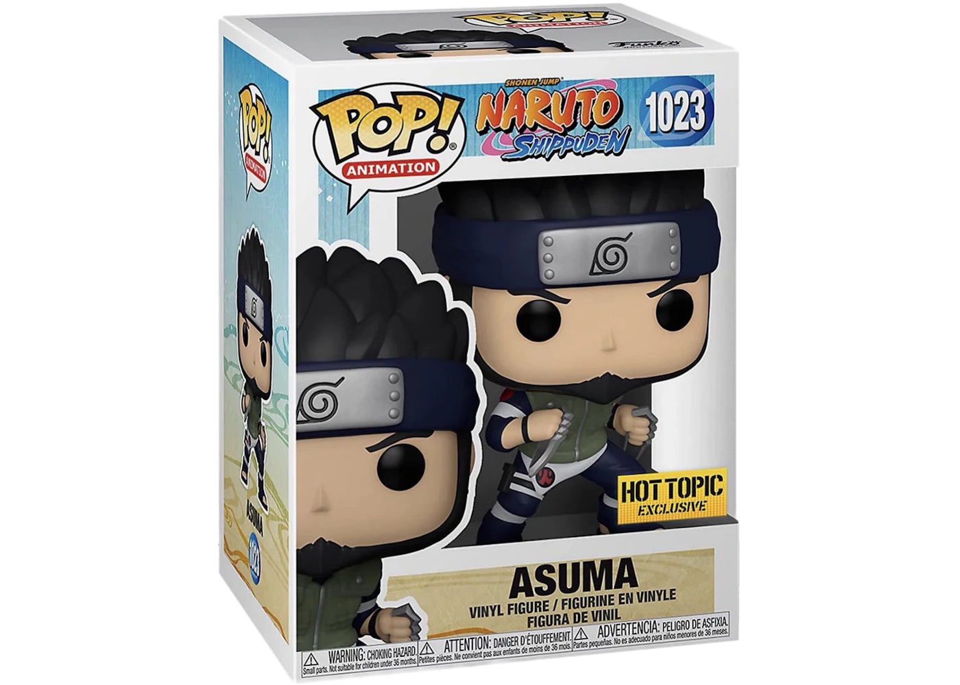 Funko Pop! Animation Naruto Shippuden Asuma Hot Topic Exclusive Figure #1023