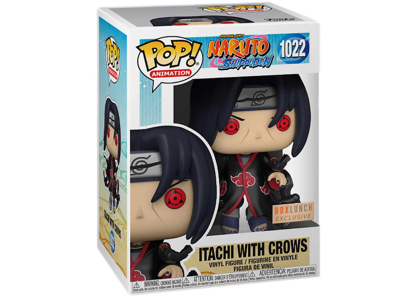 Funko Pop! Animation Naruto Shippuden Itachi With Crows BoxLunch Exclusive Figure #1022