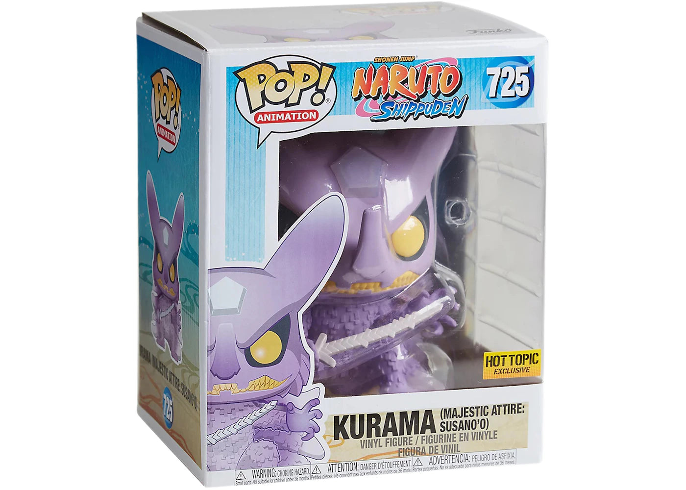 Funko Pop! Animation Naruto Shippuden Kurama (Majestic Attire: Susano'o) 6 Inch Hot Topic Exclusive Figure #725