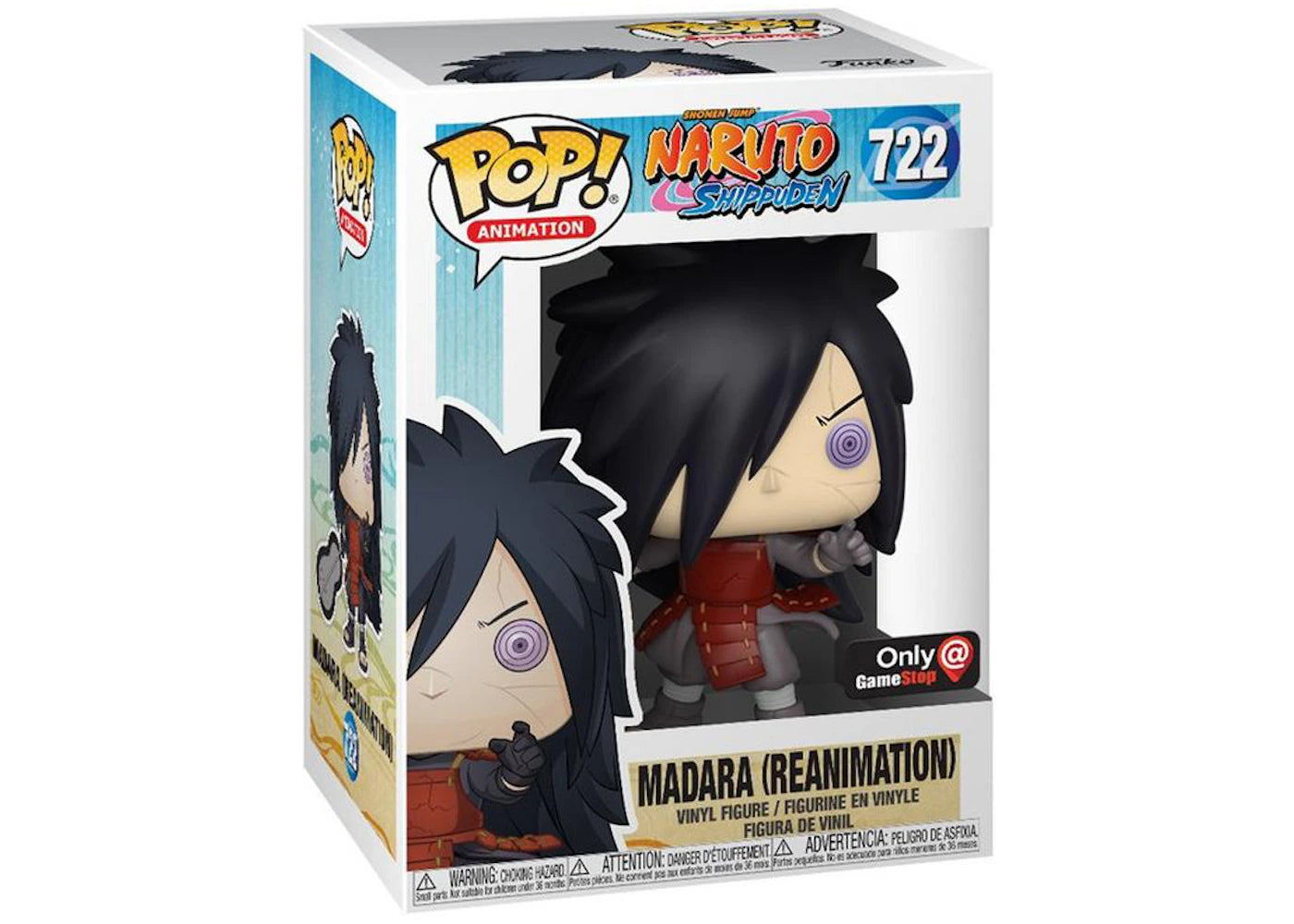Funko Pop! Animation Naruto Shippuden Madara (Reanimation) GameStop Exclusive Figure #722