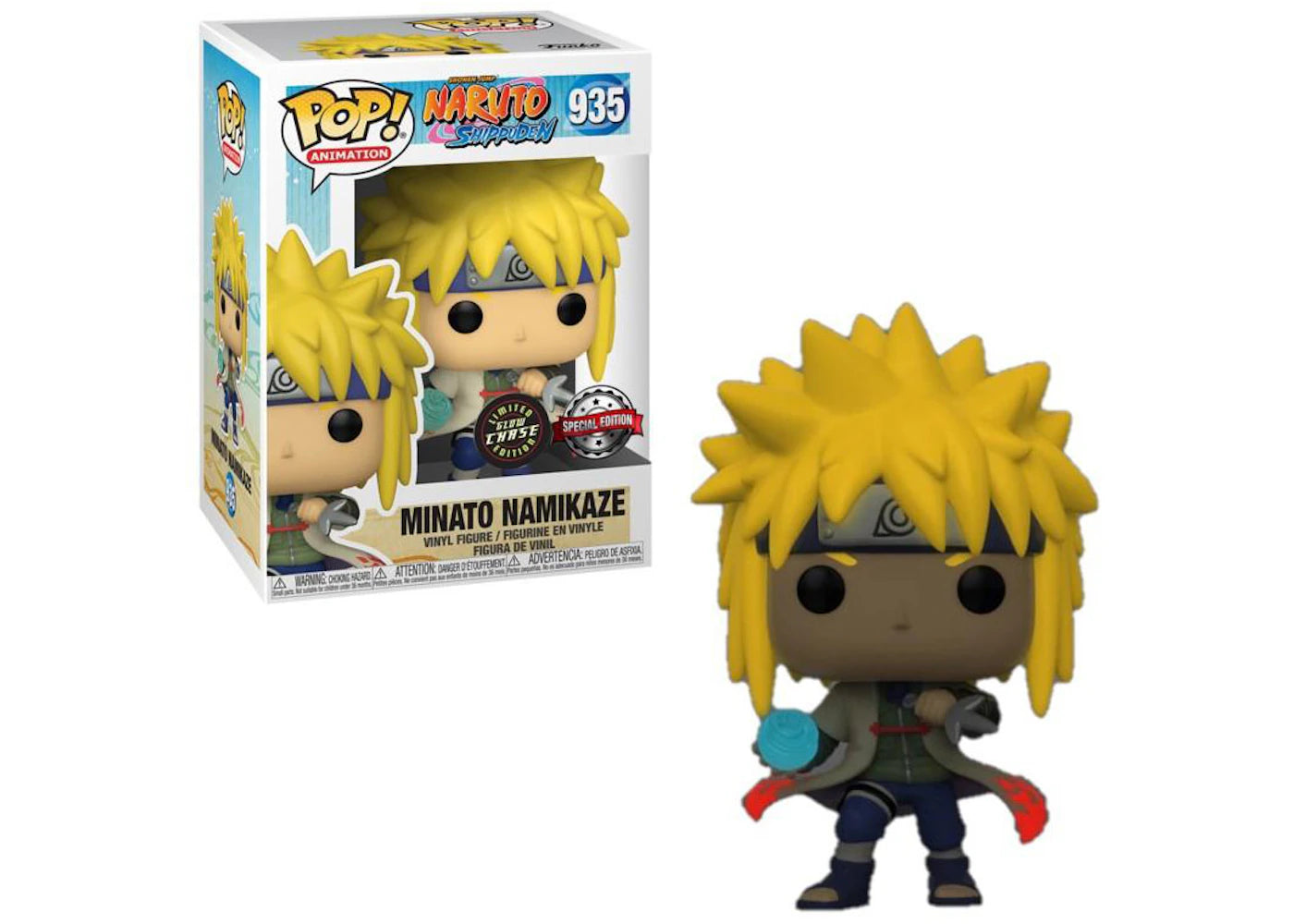 Funko Pop! Animation Naruto Shippuden Minato Namikaze GITD Chase Special Edition Figure #935