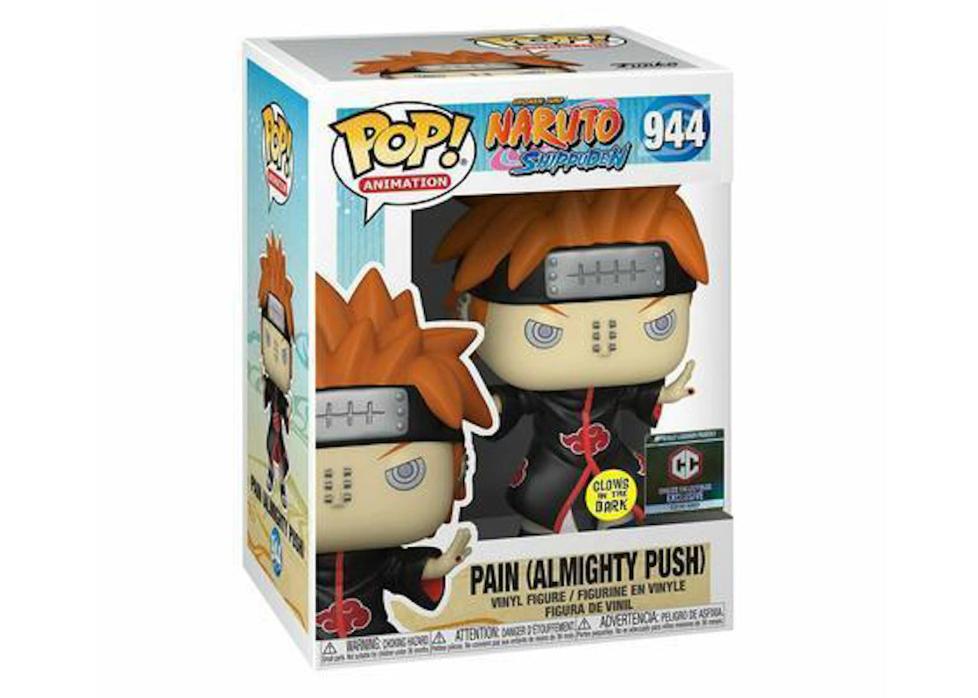 Funko Pop! Animation Naruto Shippuden Pain (Almighty Push) GITD Chalice Collectibles Exclusive Figure #944