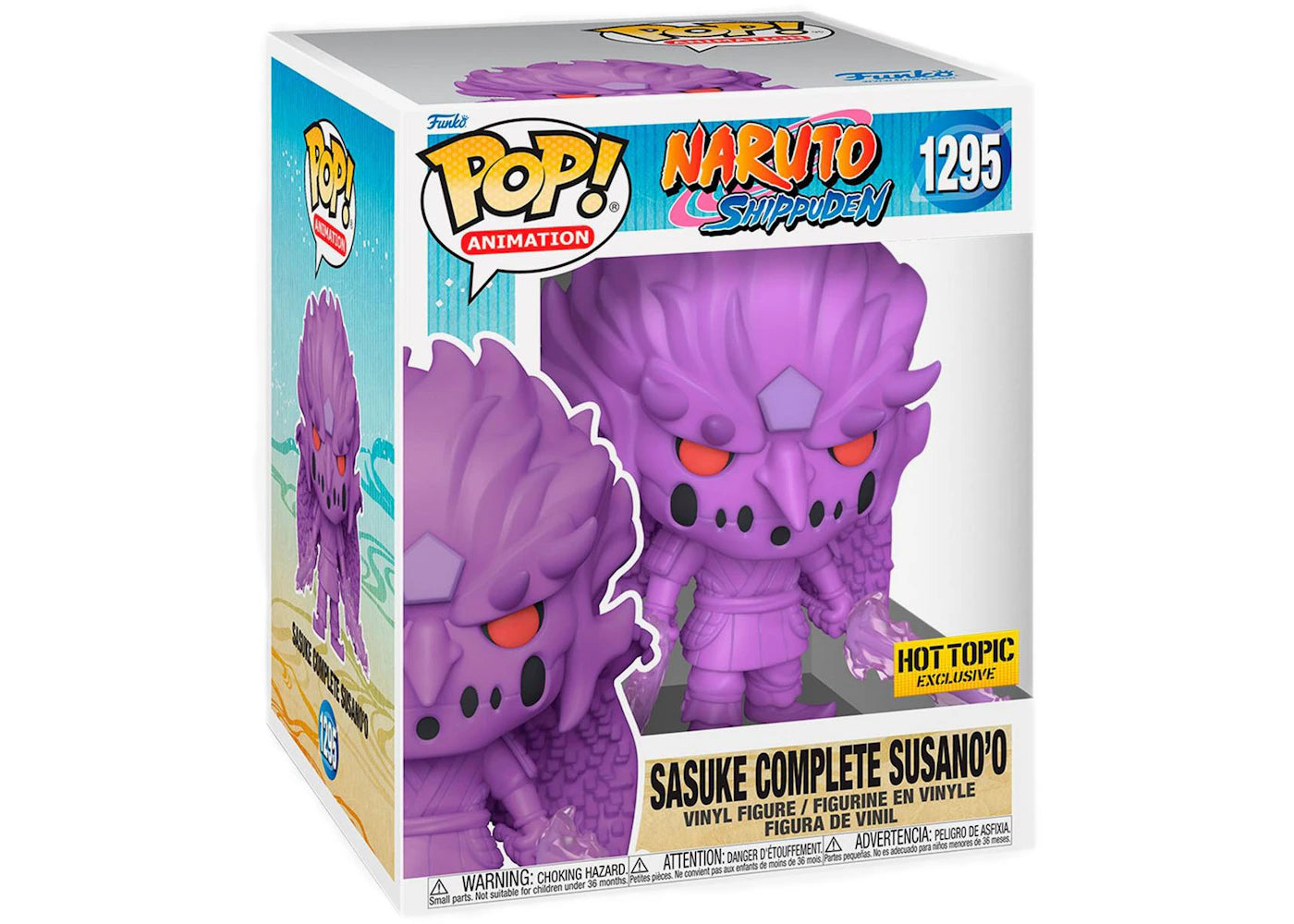 Funko Pop! Animation Naruto Shippuden Sasuke Complete Susano'o Hot Topic Exclusive Figure #1295