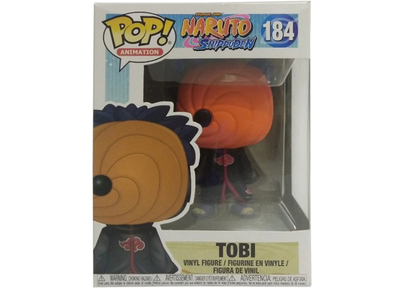 Funko Pop! Animation Naruto Shippuden Tobi Figure #184