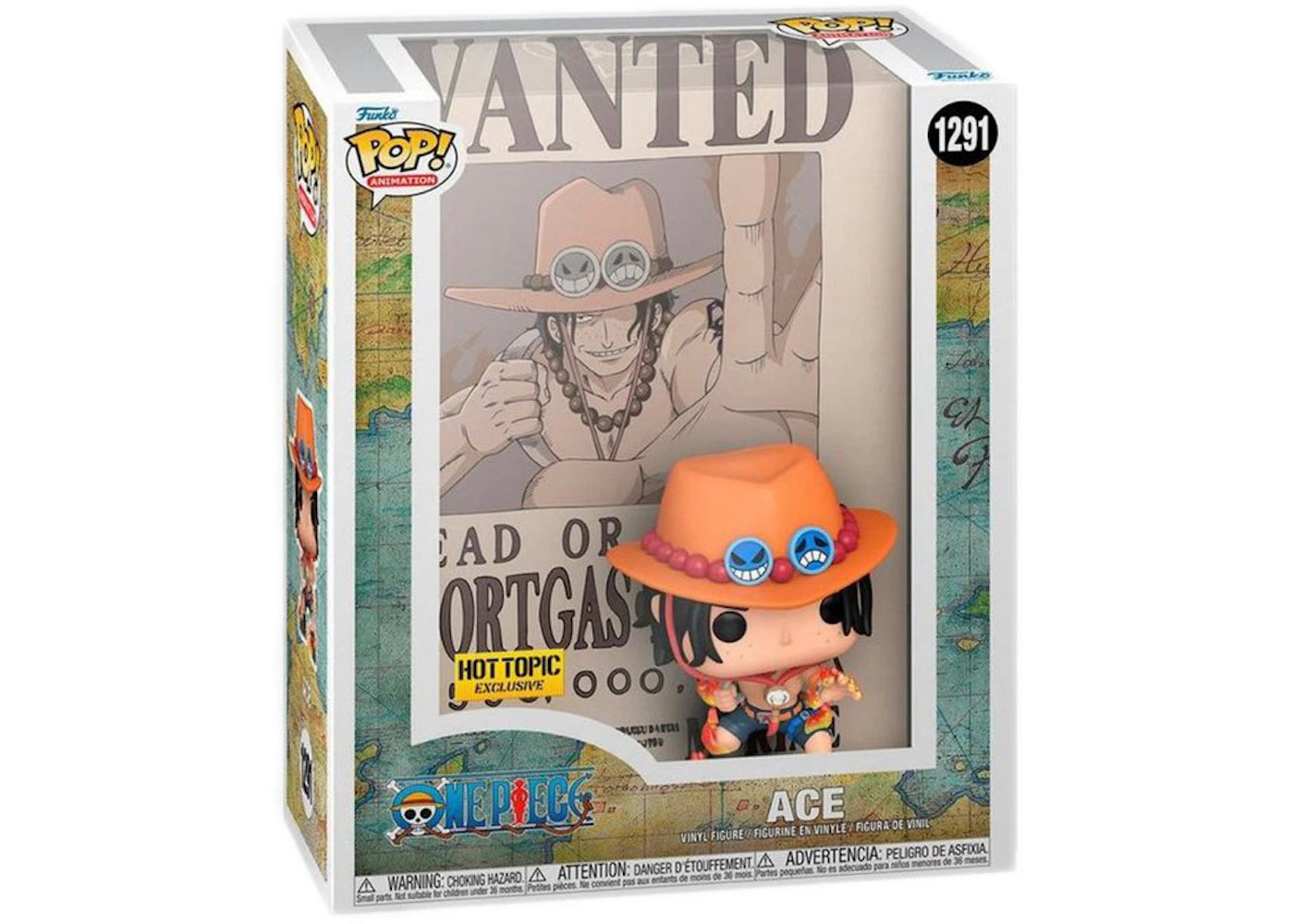Funko Pop! Animation One Piece Ace Hot Topic Exclusive Figure #1291