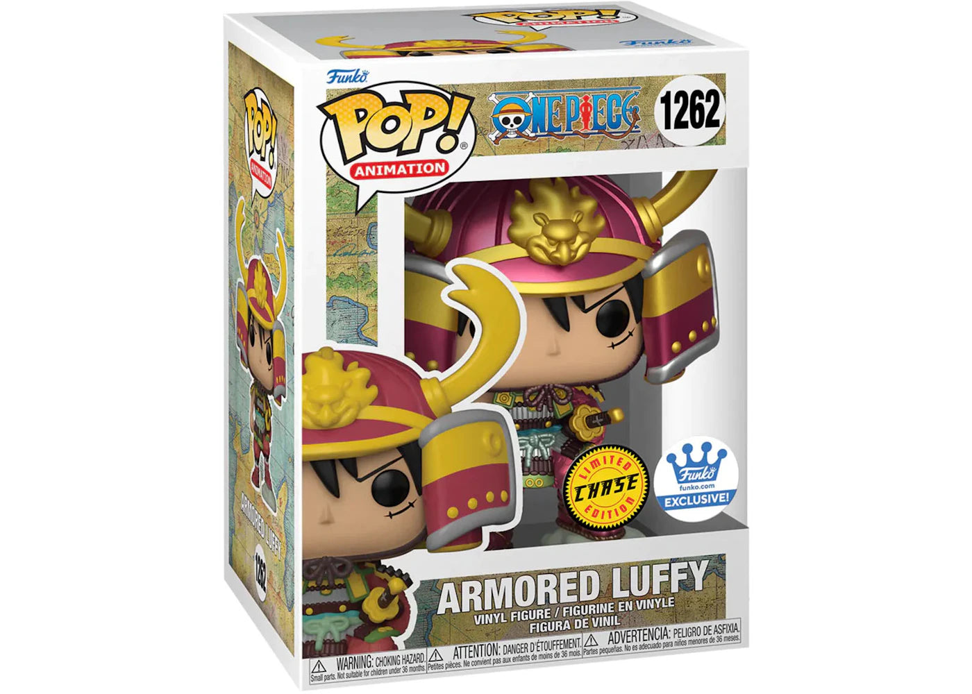 Funko Pop! Animation One Piece Armored Luffy Chase Edition Funko Shop Exclusive Figure #1262