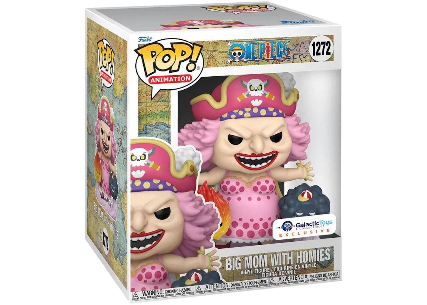 Funko Pop! Animation One Piece Big Mom with Homies Galactic Toys Exclusive Figure #1272