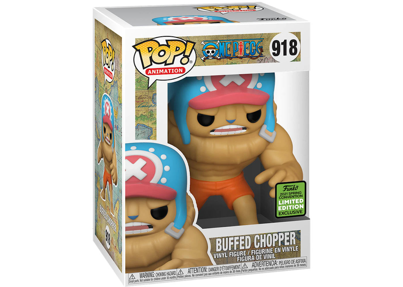 Funko Pop! Animation One Piece Buffed Chopper 2021 Spring Convention Exclusive Figure #918