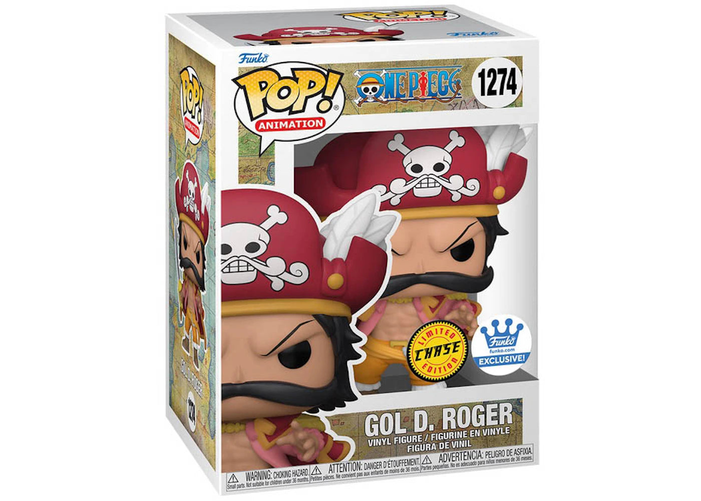 Funko Pop! Animation One Piece Gol D. Roger Chase Edition Funko Shop Exclusive Figure #1274