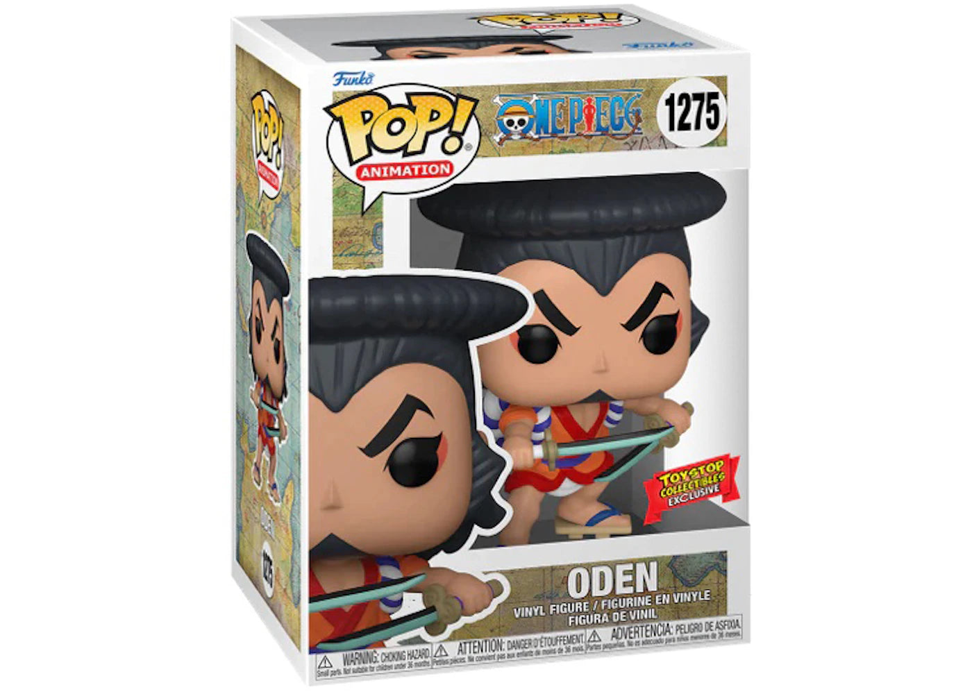 Funko Pop! Animation One Piece Oden Toy Stop Collectibles Exclusive Figure #1275
