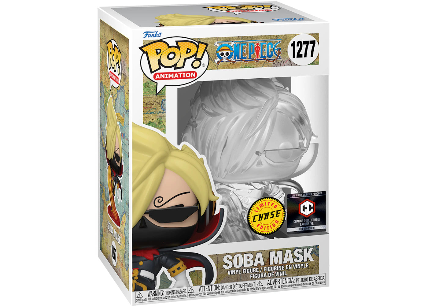 Funko Pop! Animation One Piece Soba Mask Chase Edition Chalice Collectibles Exclusive Figure #1277