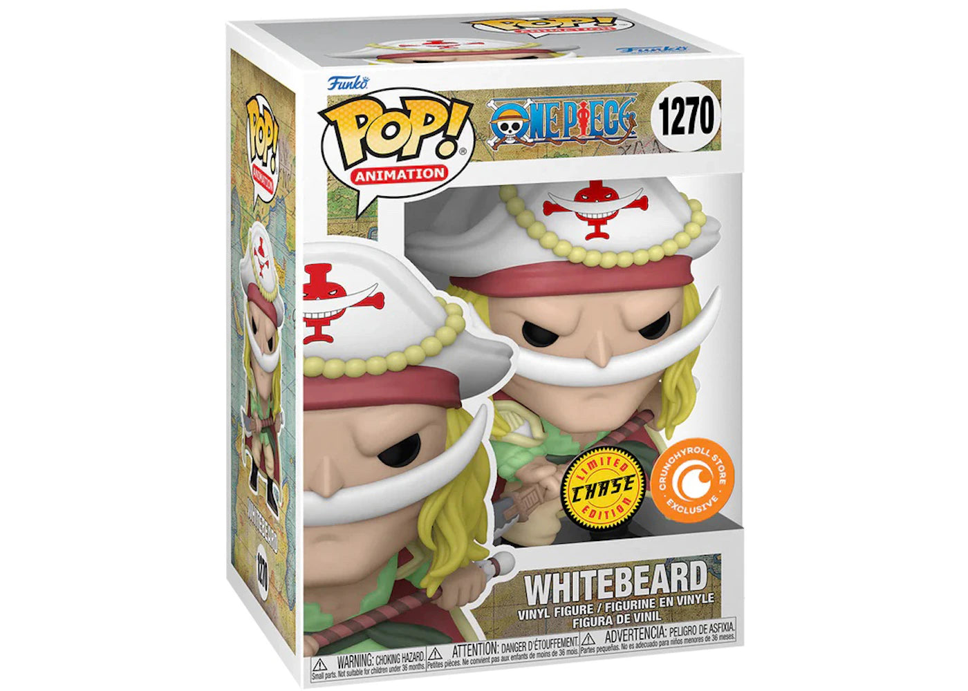 Funko Pop! Animation One Piece Whitebeard Chase Edition Crunchy Roll Exclusive Figure #1270