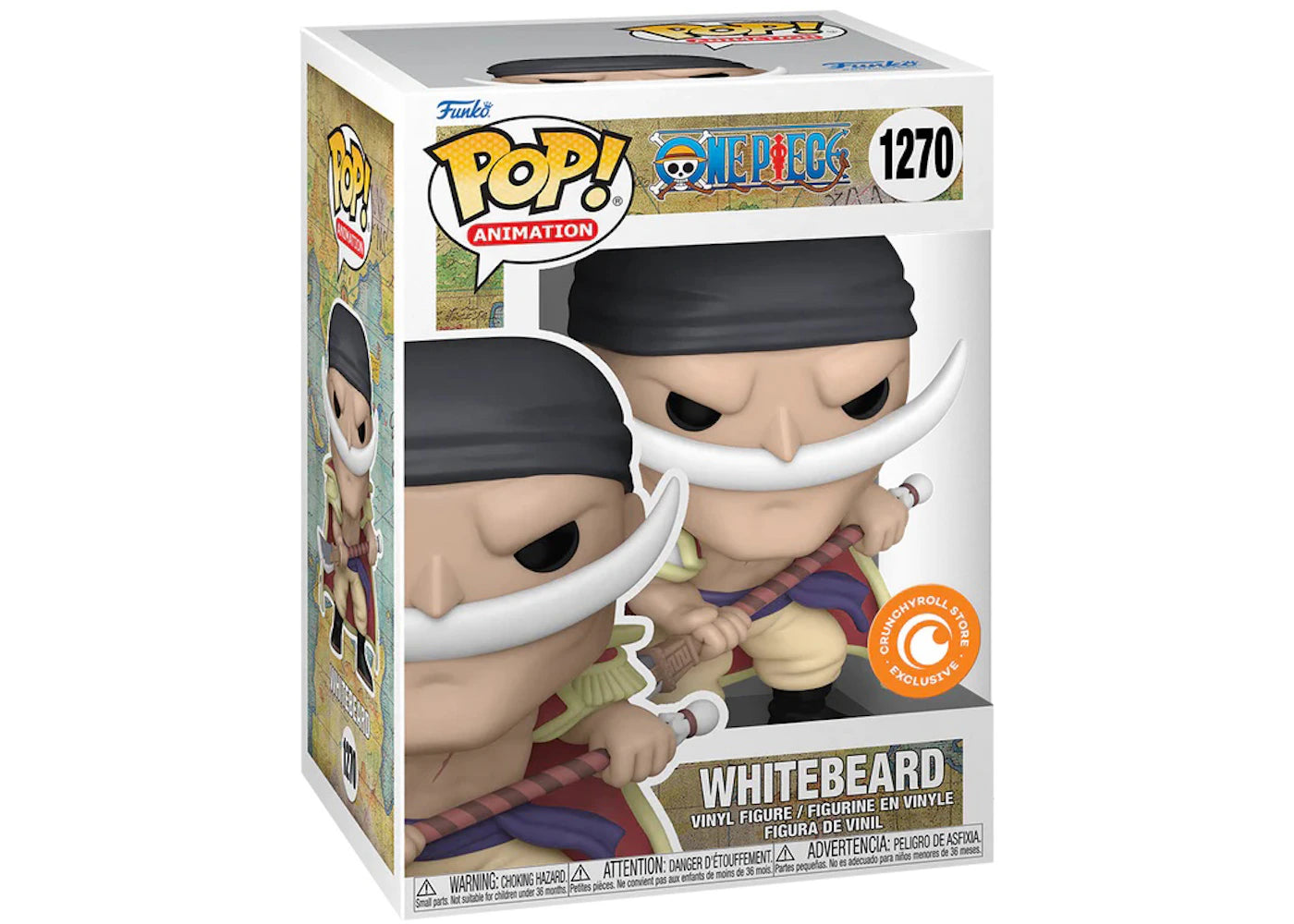 Funko Pop! Animation One Piece Whitebeard Crunchy Roll Exclusive Figure #1270