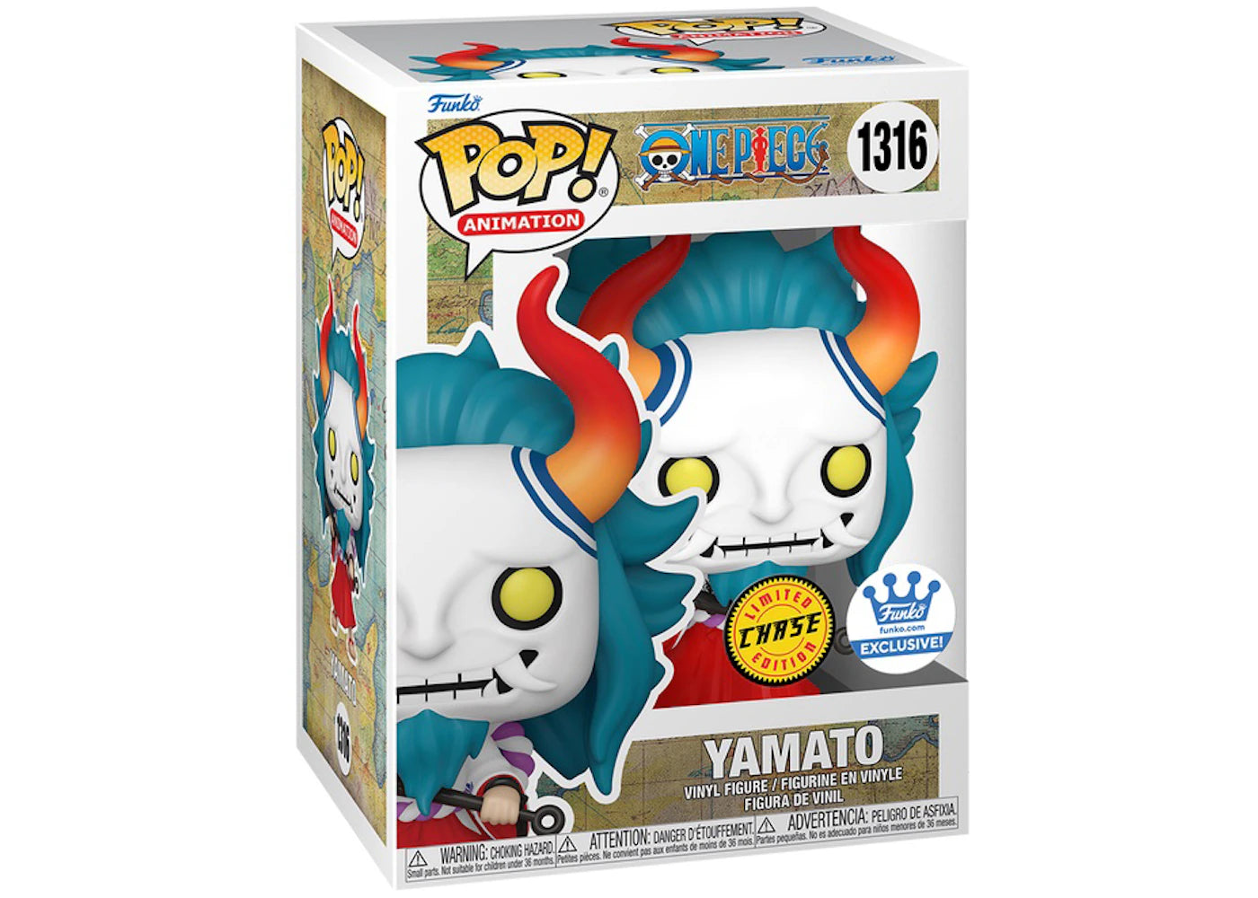 Funko Pop! Animation One Piece Yamato Chase Edition Funko Exclusive Figure #1316