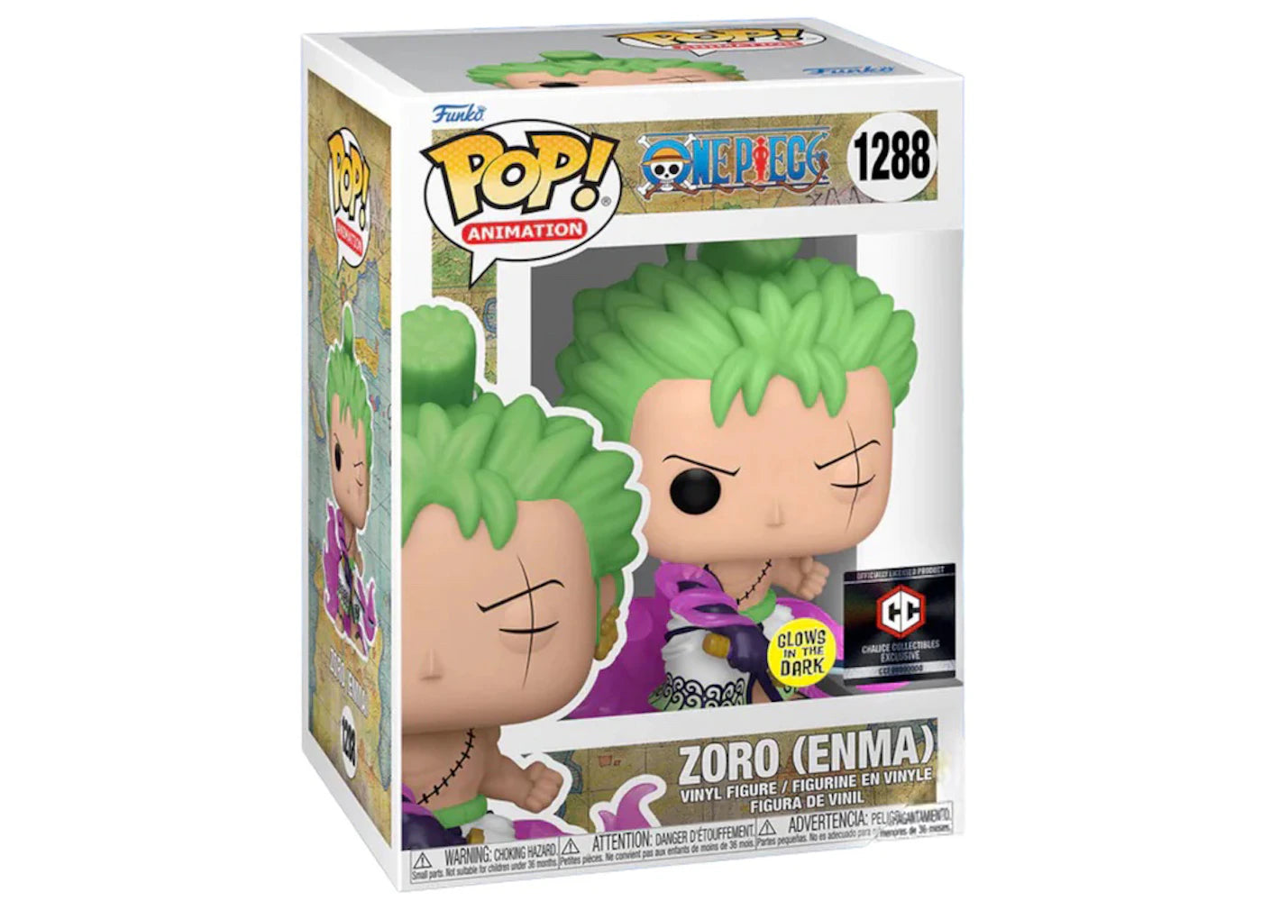 Funko Pop! Animation One Piece Zoro (Enma) GITD Chalice Collectibles Exclusive Figure #1288