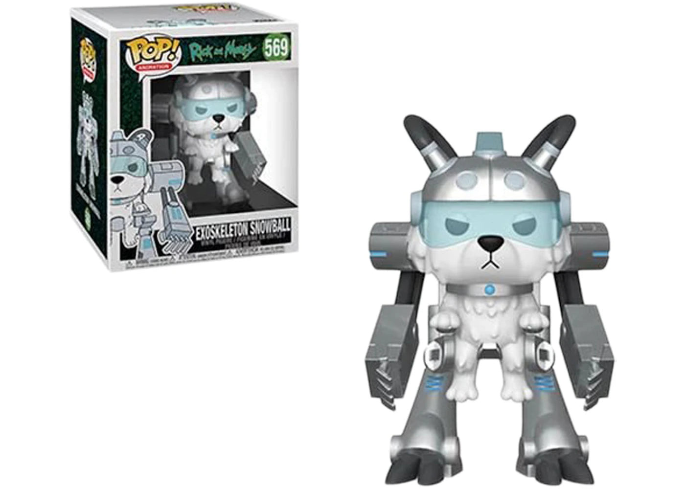 Funko Pop! Animation Rick & Morty Exoskeleton Snowball 6 Inch Figure #569