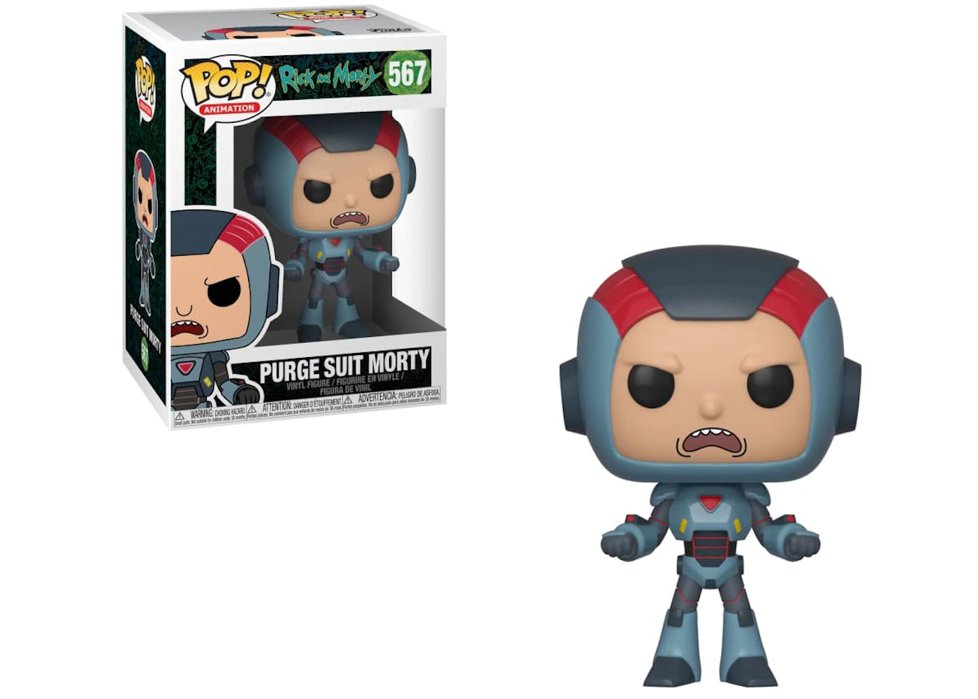 Funko Pop! Animation Rick & Morty Purge Suit Morty Figure #567