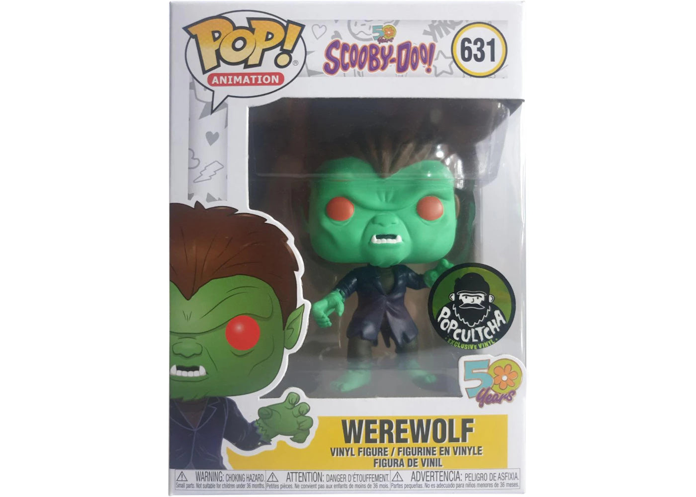 Funko Pop! Animation Scooby-Doo Werewolf Popcultcha Exclusive Figure #631