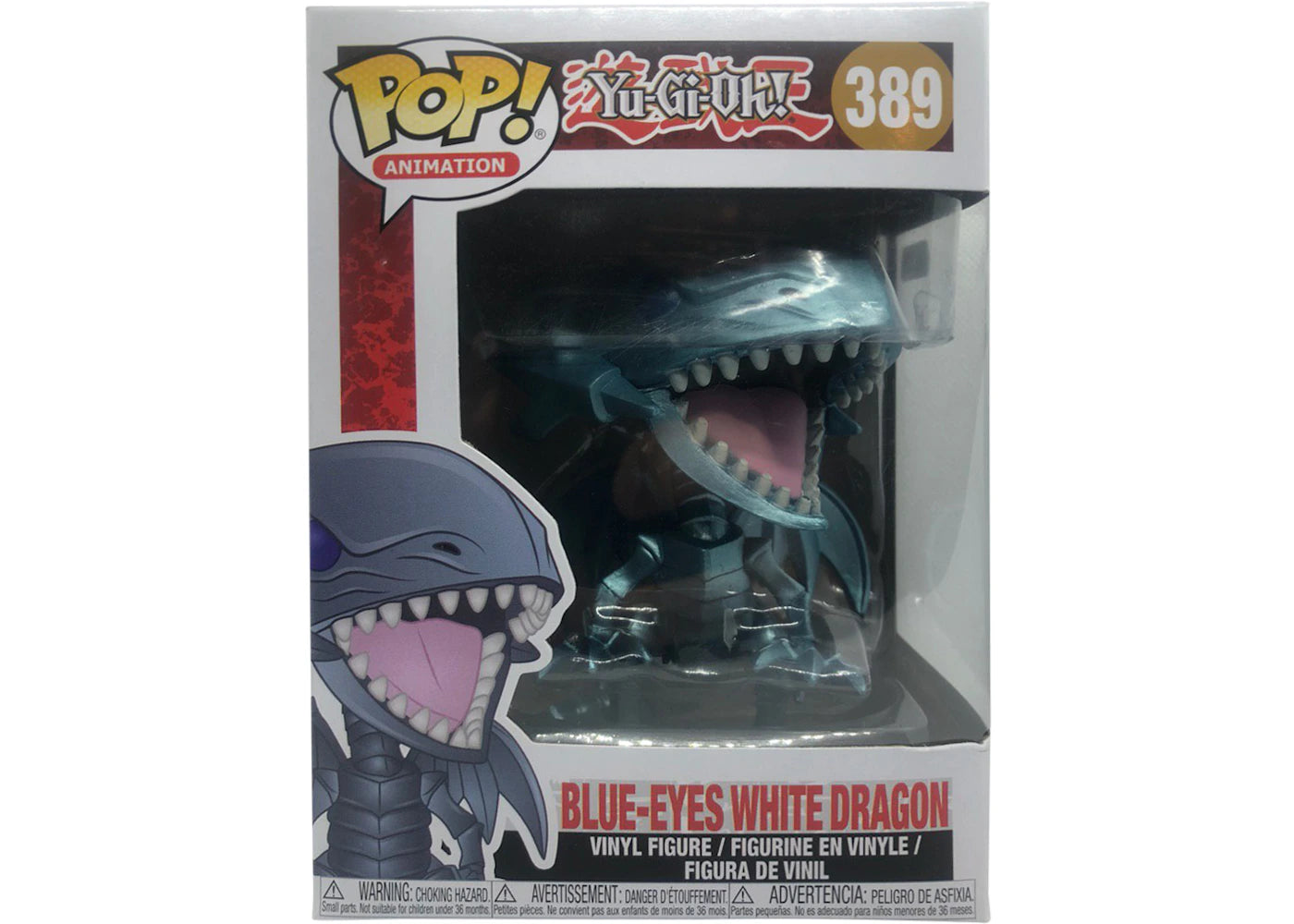 Funko Pop! Animation Yu Gi Oh! Blue-Eyes White Dragon Figure #389