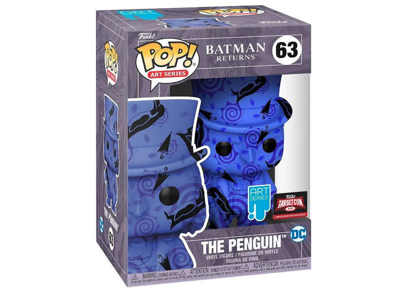 Funko Pop! Art Series DC Batman Returns The Penguin Target Con 2022 Exclusive Figure #63