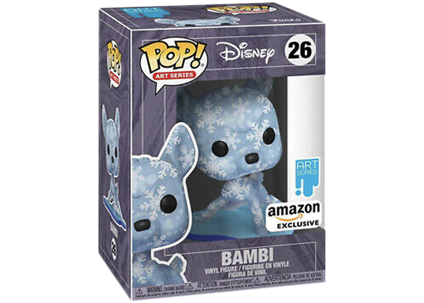 Funko Pop! Art Series Disney Treasures of The Vault Pinocchio Bambi Amazon Exclusive Figure #26
